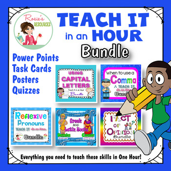 Preview of Language Arts Power Point Bundle with Activities