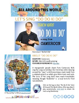 Preview of Teach Kids About Africa -- Let's Sing "Do Do Ki Do" -- All Around This World