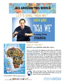 Preview of Teach Kids About Africa -- Let's Sing "Nsa We" -- All Around This World