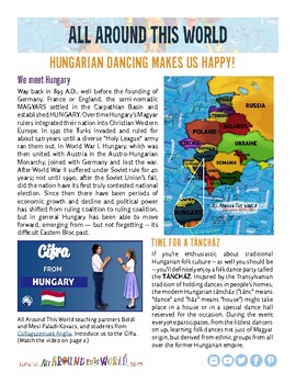 Preview of Teach Kids About Hungary -- Dance the Cifra -- All Around This World