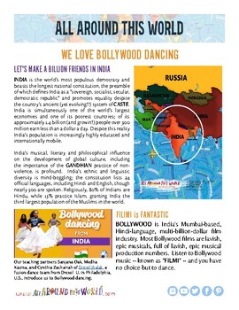 Preview of Teach Kids About India -- Bollywood Dancing! -- All Around This World
