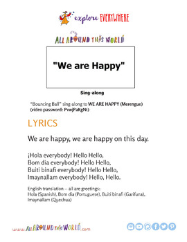 Teach Kids About Latin America Sing We Are Happy All