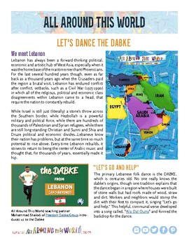 Preview of Teach Kids About the Middle East -- Dance the Dabke -- All Around This World
