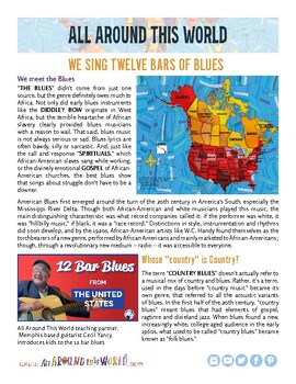 Preview of Teach Kids About the 12 Bar Blues -- All Around This World