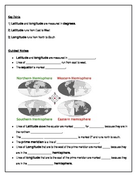 Preview of Teach Latitude and Longitude