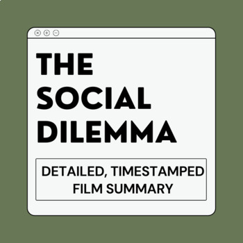 Preview of Teach Rhetoric with The Social Dilemma: Timestamped Transcript of the Film