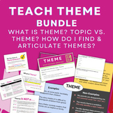 Teach Theme BUNDLE | Lesson, Auto-Graded Quiz, Poster & To