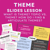 Teach Theme | Slideshow Lesson, Printable Poster, & Theme 