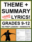 Teaching Theme with Songs | Printable & Digital