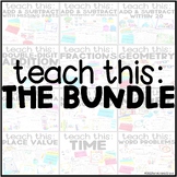 Teach This: The Bundle Math Activities
