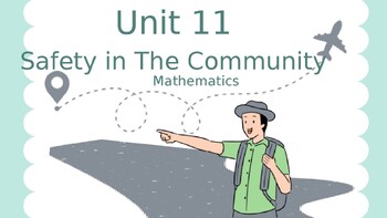 Preview of Teach Town/EnCore Unit 11 Safety in The Community Supplemental Math Slides