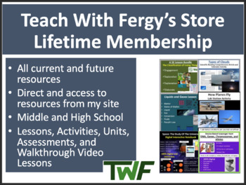 Preview of Teach With Fergy's STORE MEMBERSHIP PROGRAM - Lifetime Membership