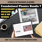 NG & NK Digraphs 1st Grade Phonics Curriculum Bundle 7 | S