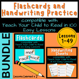 Teach Your Child To Read in 100 Easy Lessons Flashcards & 