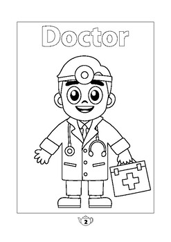 Teach Your Kids About Professions with Printable Coloring Pages ...