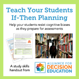 Teach Your Students If-Then Planning