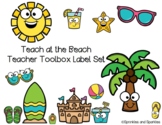 Teach at the Beach Tropical Teacher Toolbox Set