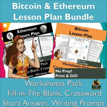Preview of Teach the Future of Finance with the Bitcoin and Ethereum Worksheet Bundle