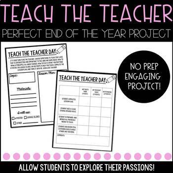 Preview of Teach the Teacher Activity - Digital and Printable