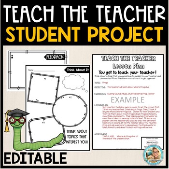 Preview of Teach the Teacher EDITABLE | End of the Year Activities