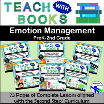 Teach with Books – Emotion Management Unit – PreK-2 No Prep Lesson &  Activities