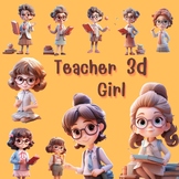 Teacher 3d clipart