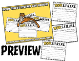 Teacher Acknowledgement -TIGER STRIPES