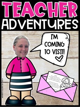 Preview of Flat Teacher Adventures! Mail yourself to your students! #DistanceLearningTPT