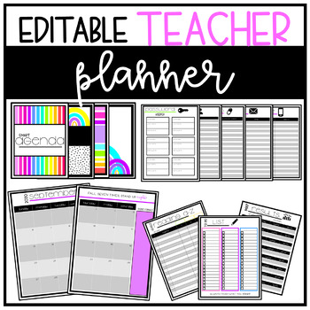Preview of Teacher Planner - Back to School Organizer