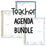 Digital Teacher Agenda - Bundle