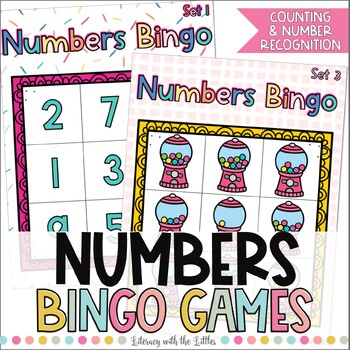 Number Recognition Bingo Games 