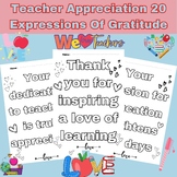 Teacher Appreciation 20 Expressions Of Gratitude