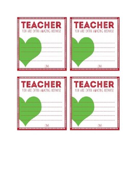 Teacher Appreciation: Anytime by Tee's Table | TPT