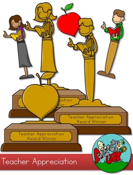 Teacher Appreciation Award Clip Art By A Sketchy Guy Tpt