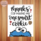 Teacher Appreciation Card - Smart Cookie