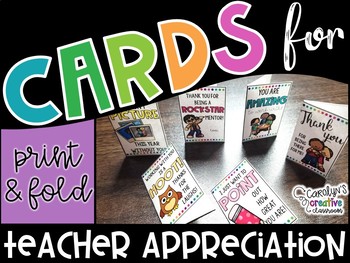 Preview of FREEBIE Teacher Appreciation Cards