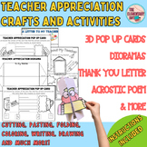 Teacher Appreciation Week Crafts-Card Making Activities-3D