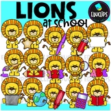 FREE Lions At School Clip Art Set {Educlips Clipart}