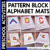 Uppercase Letter Pattern Block Mats