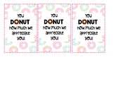 Teacher Appreciation Donut Gift Tag
