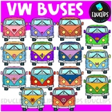 FREE VW Buses Clip Art Set {Educlips Clipart}