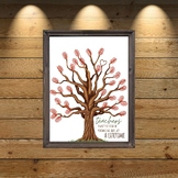Teacher Appreciation Fingerprint Tree Art | Teachers Plant