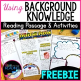 Teacher Appreciation Freebie: Using Background Knowledge o