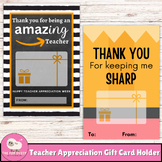 Teacher Appreciation Gift Card Holder | Teacher Appreciati