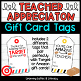 Teacher Appreciation Gift Card Tags Amazing On Target Gift