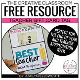 Teacher Appreciation Gift Tag