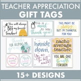 Teacher Appreciation Gift Tags: 15 Designs for Staff & Tea