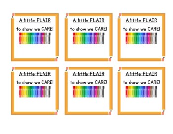 Teacher Appreciation Gift Tags for Flair Pens by Your Thrifty Co