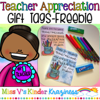 Teacher Appreciation Gift s Freebie By The Enthusiastic Class
