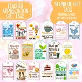 Teacher Appreciation Gift Tags for All Ages: 19 Designs!
